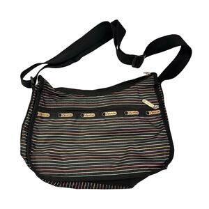 LESPORTSAC rainbow stripe handbag